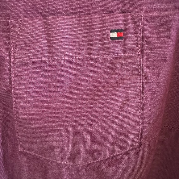 Tommy Hilfiger Plum Colored Women's Button Down (size sm) - Picture 6 of 7